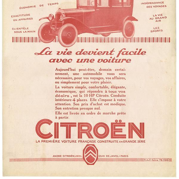 饷å ȥCitroën 1924ǯ / ե󥹤θŤʥơ 0145