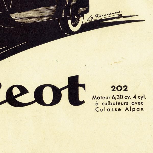 饷å ץ硼202PEUGEOT 1938ǯ / ե󥹤θŤʥơ 0146