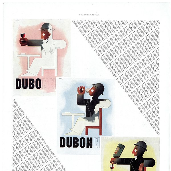 デュボネ（DUBONNET）/ カッサンドル（Cassandre） 1932年 フランスの古い広告（ヴィンテージ広告） 0289
