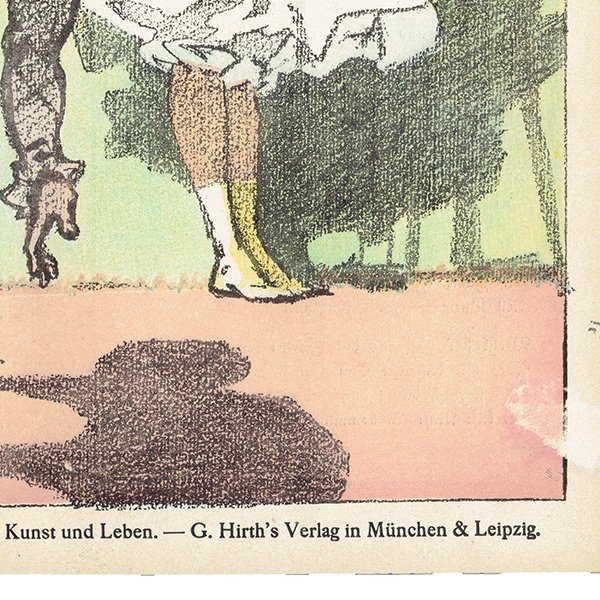 ドイツのイラスト文芸雑誌JUGEND（ユーゲント）アールヌーヴォー  1897-2-20 NR.8  0059