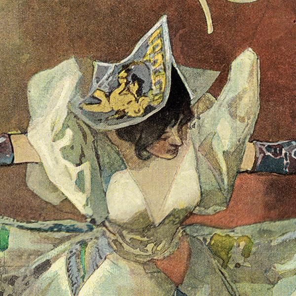ドイツのイラスト文芸雑誌JUGEND（ユーゲント）アールヌーヴォー  1897-3-27 NR.13  0064