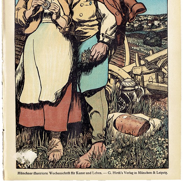 ドイツのイラスト文芸雑誌JUGEND（ユーゲント）アールヌーヴォー   1897-4-17 NR.16  0067