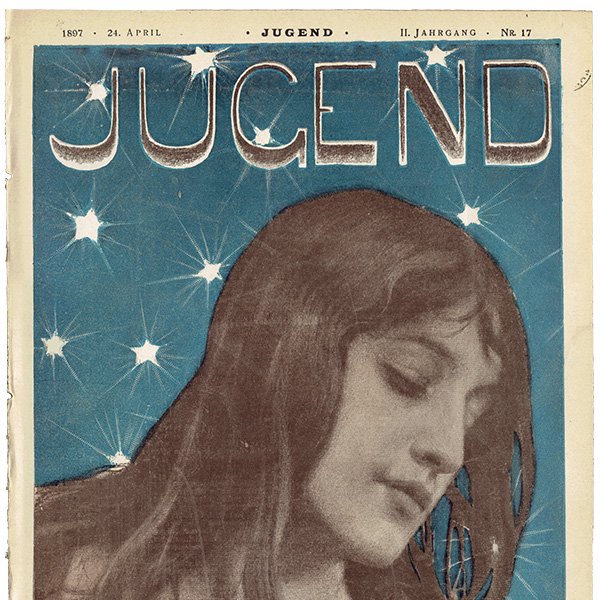 ドイツのイラスト文芸雑誌JUGEND（ユーゲント）アールヌーヴォー  1897-4-24 NR.17  0068