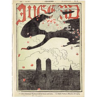 ドイツのイラスト文芸雑誌JUGEND（ユーゲント）アールヌーヴォー   1897-5-15 NR.20  0071