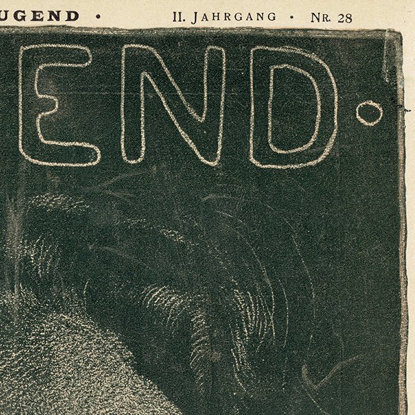 ドイツのイラスト文芸雑誌JUGEND（ユーゲント）アールヌーヴォー  1897-7-10 NR.28  0079