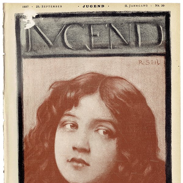 ドイツのイラスト文芸雑誌JUGEND（ユーゲント）アールヌーヴォー  1897-9-25 NR.39  0090