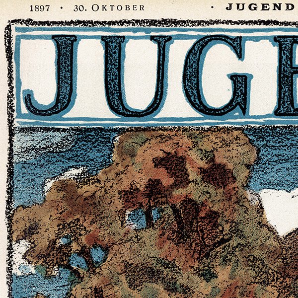 ドイツのイラスト文芸雑誌JUGEND（ユーゲント）アールヌーヴォー  1897-10-30 NR.44  0095