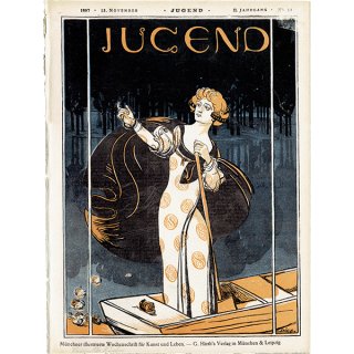 ドイツのイラスト文芸雑誌JUGEND（ユーゲント）アールヌーヴォー  1897-11-13 NR.46  0097