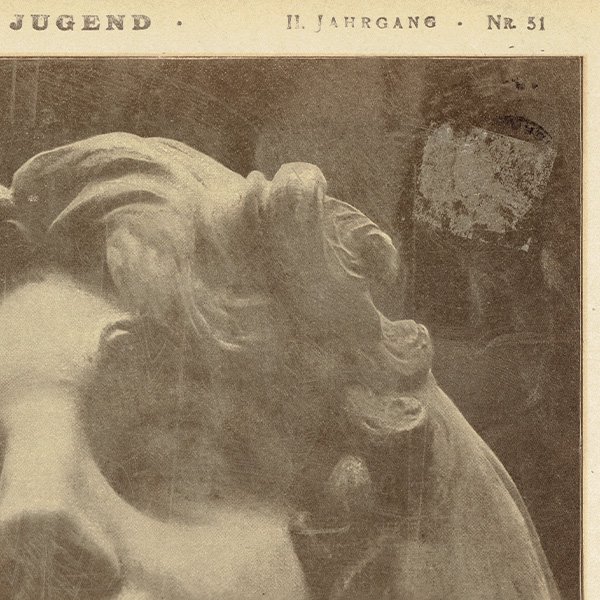 ドイツのイラスト文芸雑誌JUGEND（ユーゲント）アールヌーヴォー  1897-12-18 NR.51  0102