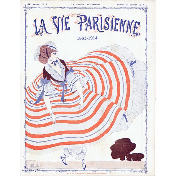 フランスの雑誌表紙 〜LA VIE PARISIENNE〜より（シャルル・マルタン/Charles Martin）0542