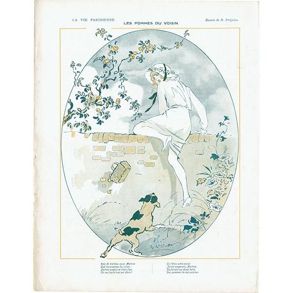 フランスの雑誌挿絵 1922年 ～LA VIE PARISIENNE～より（René