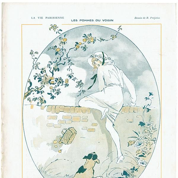 注目ショップ・ブランドのギフト ～LA フランスの雑誌挿絵 VIE Préjelan PARISIENNE～より（René その他