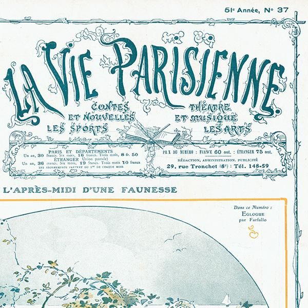 ե󥹤λɽ 1913ǯ LA VIE PARISIENNERené Préjelan0559