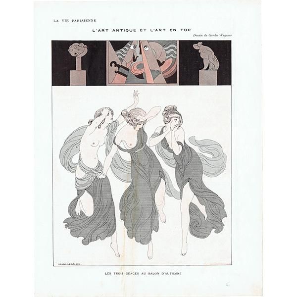 ゲルダ・ヴィーグナー（Gerda Wegener）1913年 フランスの雑誌