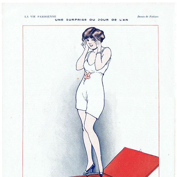 フランスの雑誌挿絵 1913年 〜LA VIE PARISIENNE〜より（ファビアン・ファビアーノ/Fabien Fabiano）0564
