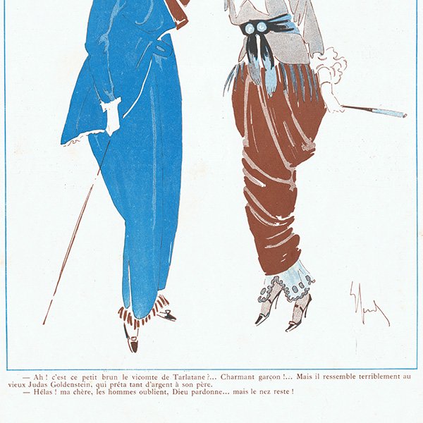 フランスの雑誌挿絵 1913年 〜LA VIE PARISIENNE〜より（Enrico Sacchetti / エンリコ・サケッティ）0568