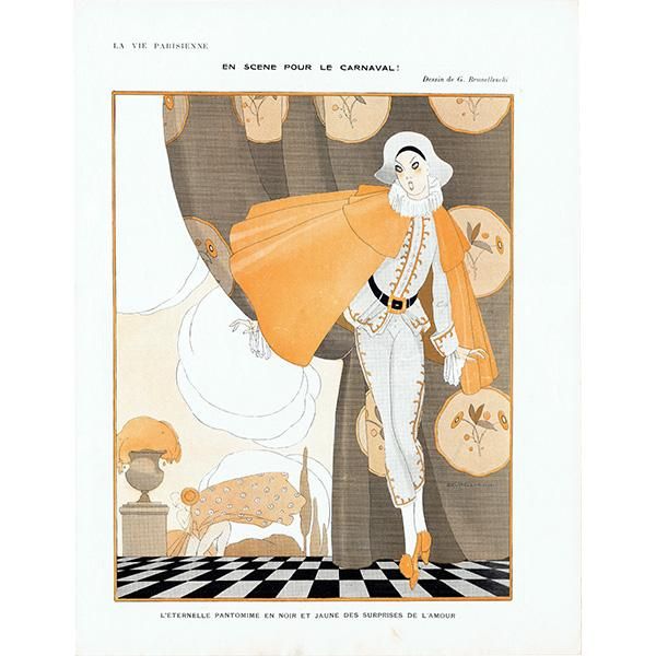 【きれいめファッション51選】上品さと清潔感をキープし フランスの雑誌挿絵 1914年 PARISIENNE～より VIE ～LA その他