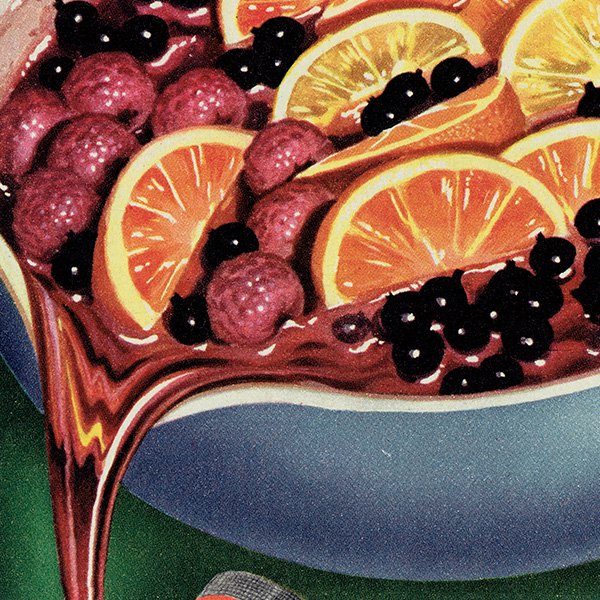 Rowntree's Fruit Gums / ラウントリーフルーツガム 1950年代 イギリスの古い広告（ヴィンテージ広告） 0291