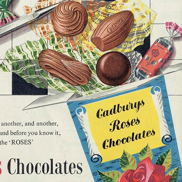 Cadbury's Roses / ɥХ꡼ 1950ǯ ꥹθŤʥơ 0293