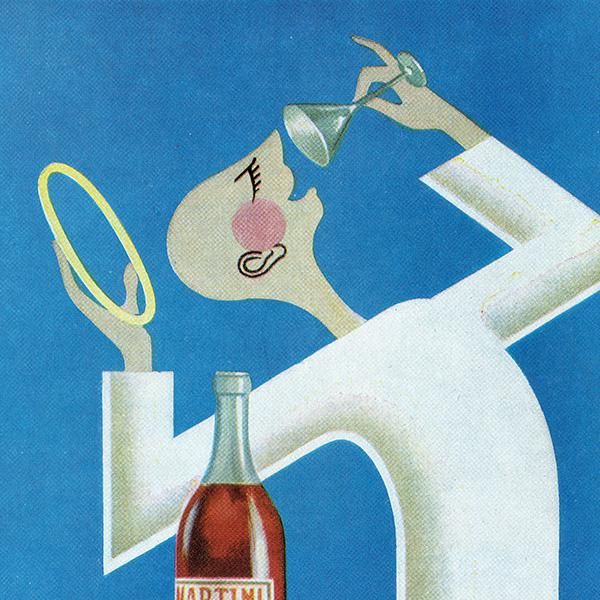MARTINI / マルティニ 1950年代 フランスの古い広告