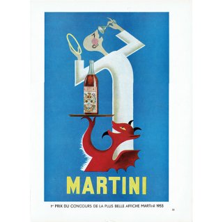 MARTINI / マルティニ 1950年代 フランスの古い広告（ヴィンテージ広告） 0294