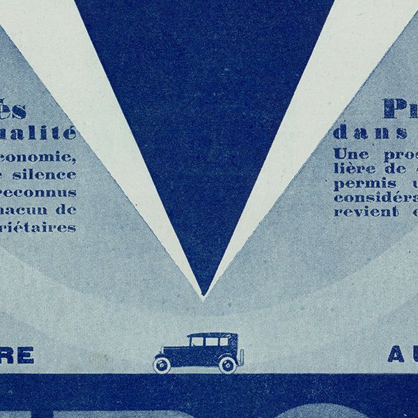 クラシックカー シトロエン（Citroën） 1927年 / フランスの古い広告（ヴィンテージ広告） 0151