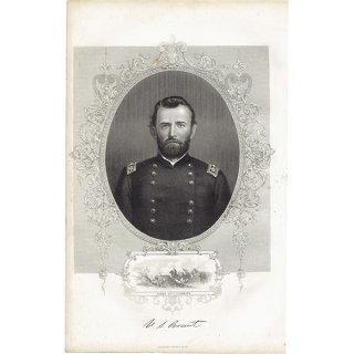 HISTORY OF ENGLAND（イングランド史）Ulysses S. Grant （ユリシーズ・グラント）イギリス アンティーク 版画 004<img class='new_mark_img2' src='https://img.shop-pro.jp/img/new/icons5.gif' style='border:none;display:inline;margin:0px;padding:0px;width:auto;' />