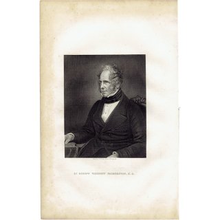 HISTORY OF ENGLAND（イングランド史）Rt. Honb. Viscount Palmerston , K.G （第3代パーマストン子爵）イギリス アンティーク 肖像画 版画 007
