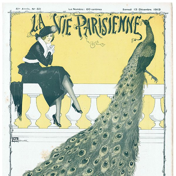 フランスの雑誌表紙 1913年 〜LA VIE PARISIENNE〜より（ジョルジュ・レオネック/Georges Léonnec）0572