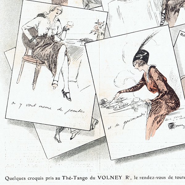 フランスの雑誌挿絵 1913年 〜LA VIE PARISIENNE〜より（ジョルジュ・レオネック/Georges Léonnec）0574