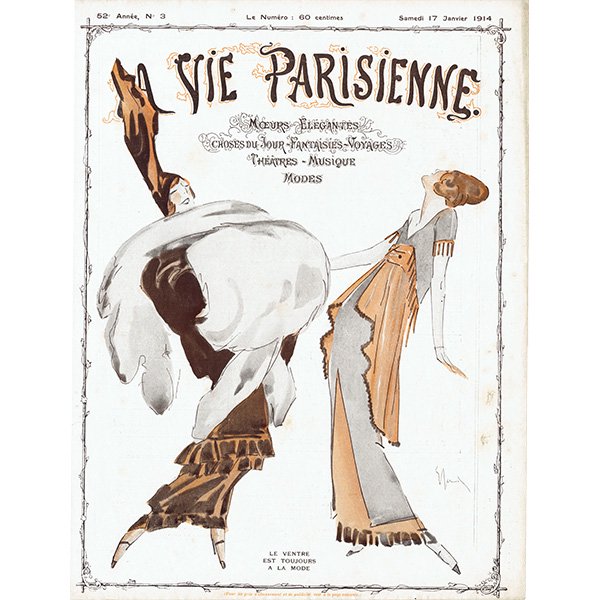フランスの雑誌表紙 1914年 ～LA VIE PARISIENNE～より（Enrico 