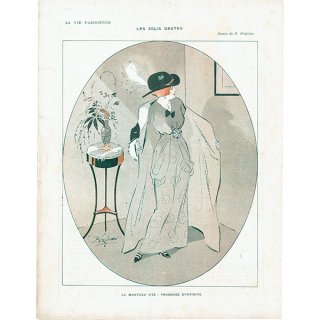 フランスの雑誌挿絵 1913年 〜LA VIE PARISIENNE〜より（René Préjelan）0581