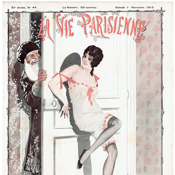 フランスの雑誌表紙 1913年 〜LA VIE PARISIENNE〜より（ジョルジュ・レオネック/Georges Léonnec）0584