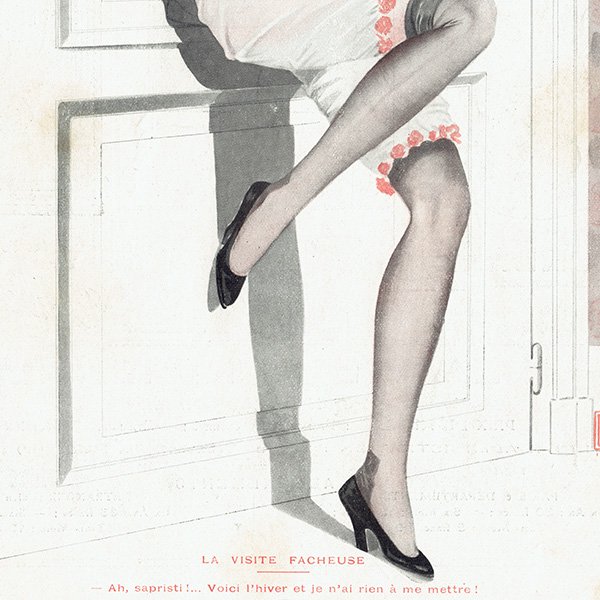 フランスの雑誌表紙 1913年 〜LA VIE PARISIENNE〜より（ジョルジュ・レオネック/Georges Léonnec）0584