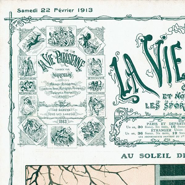 フランスの雑誌表紙 1913年 ～LA VIE PARISIENNE～より