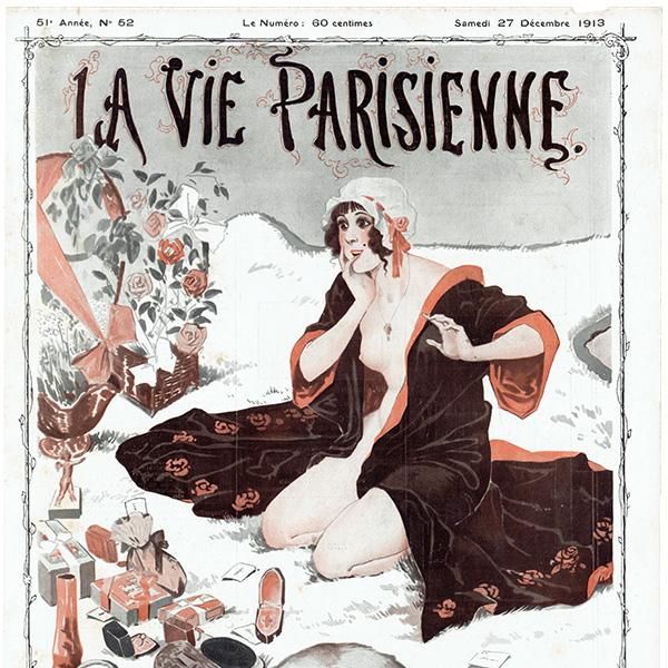 雑誌で紹介された フランスの雑誌表紙 1913年 PARISIENNE～より VIE ～LA その他