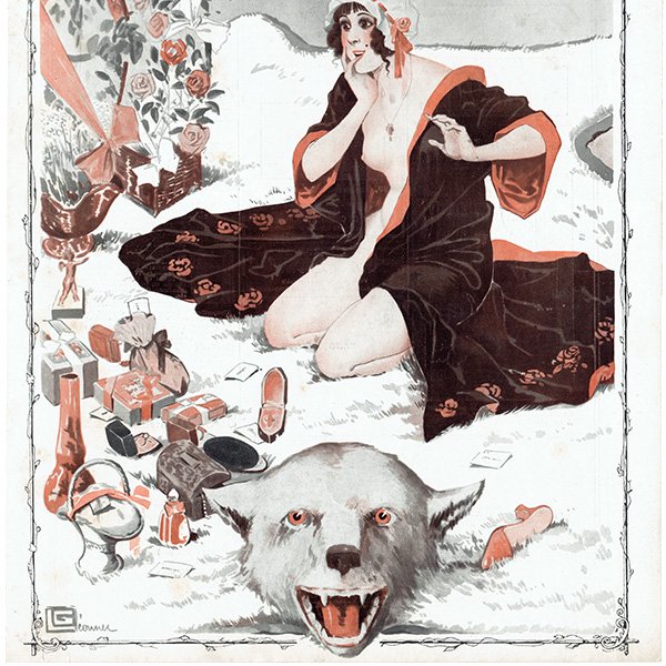 フランスの雑誌表紙 1913年 〜LA VIE PARISIENNE〜より（ジョルジュ・レオネック/Georges Léonnec）0588