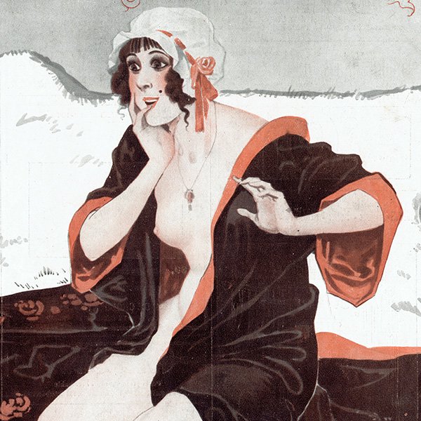フランスの雑誌表紙 1913年 〜LA VIE PARISIENNE〜より（ジョルジュ・レオネック/Georges Léonnec）0588