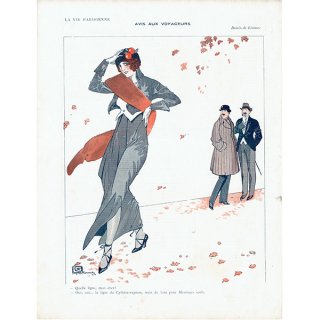 フランスの雑誌挿絵 1913年 〜LA VIE PARISIENNE〜より（ジョルジュ・レオネック/Georges Léonnec）0590