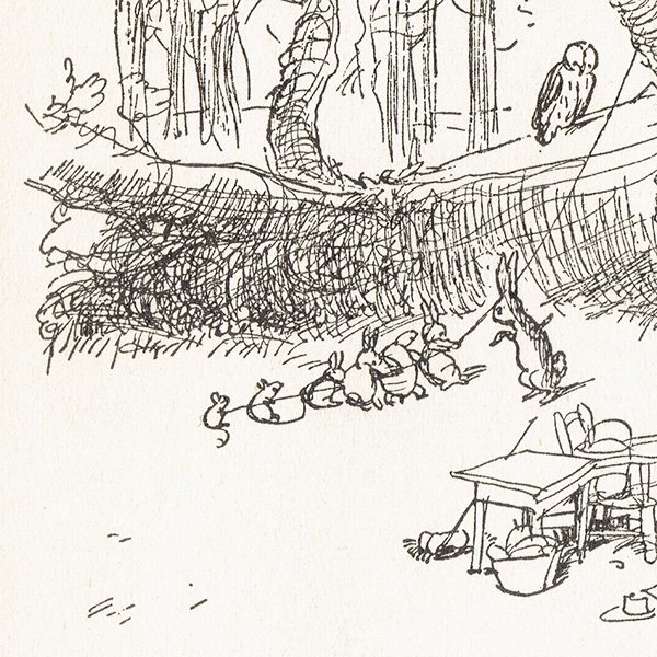 ヴィンテージプリント くまのプーさん Winnie-the-Pooh 1956年36版より（クラシックプー CH-0039）