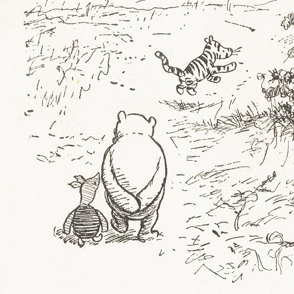 ヴィンテージプリント くまのプーさん Winnie-the-Pooh 1956年36版より（クラシックプー CH-0042）