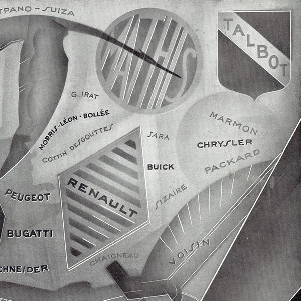 MARCHAL（マーシャル）1928年 フランスの古い広告（ヴィンテージ