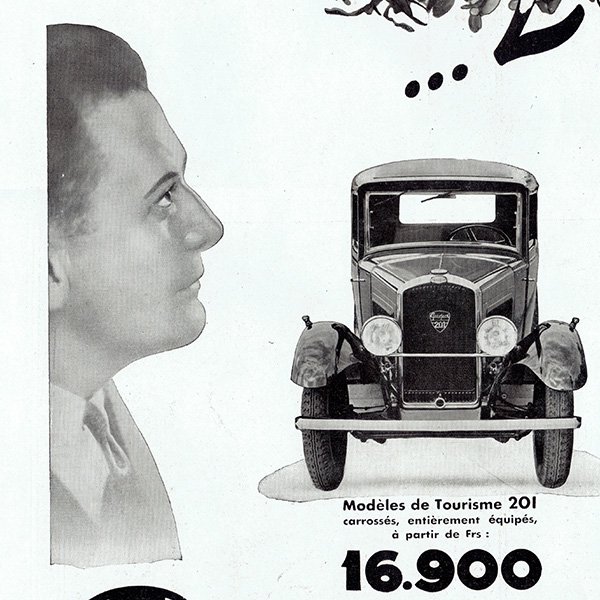 饷å ץ硼201PEUGEOT 1931ǯ / ե󥹤θŤʥơ 0160