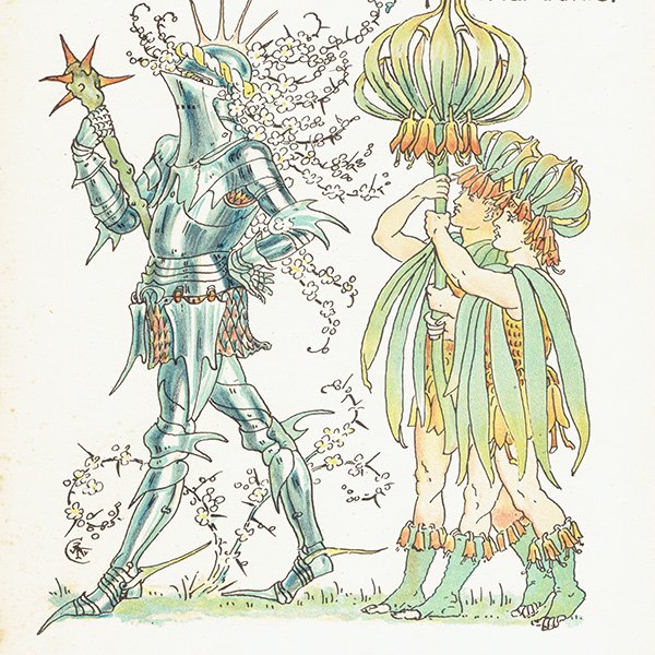 FLORA'S FEAST 花の妖精　WALTER CRANE  1889年！本