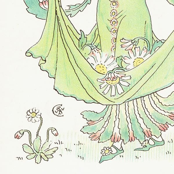 륿쥤 FLORA'S FEASTʥեζ±ˡ 1889ǯ  | ǥȥޡåȡDaisy / Margarete 1118