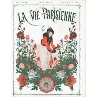 フランスの雑誌表紙 1913年 〜LA VIE PARISIENNE〜より（Armand Vallée）0593