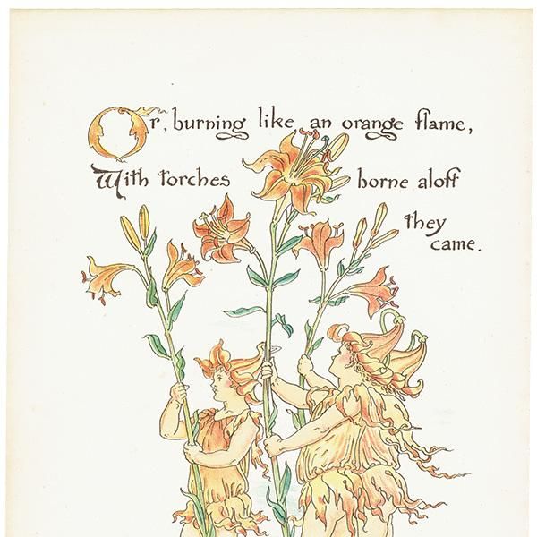 ウォルター・クレイン 「FLORA'S FEAST（フローラの饗宴）」 1889年