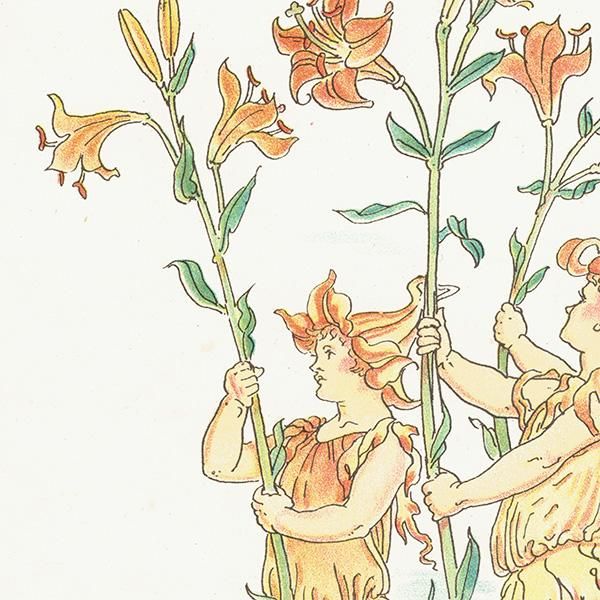 ウォルター・クレイン 「FLORA'S FEAST（フローラの饗宴