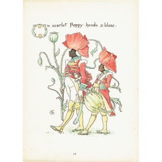 ウォルター・クレイン 「FLORA'S FEAST（フローラの饗宴）」 1889年 初版 | ポピー （Poppy）