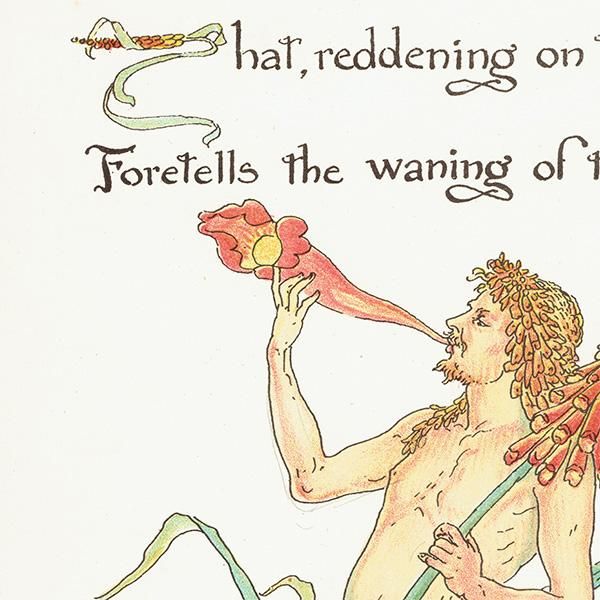 ウォルター・クレイン 「FLORA'S FEAST（フローラの饗宴）」 1889年